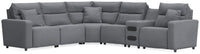 Modmax II - Reclining Sectional - Salt And Pepper