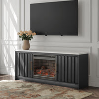 Cadmori - TV Stand With Fireplace Option