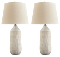 Willport - Ceramic Table Lamp (Set of 2) - Off White