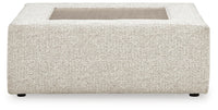 Ashbourne Estate - Oversized Accent Ottoman - Snowstone