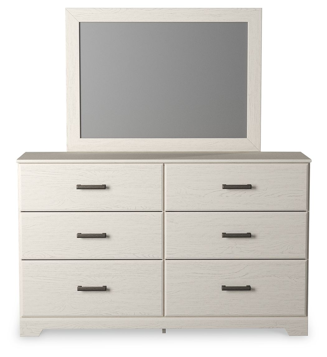 Stelsie - Dresser, Mirror - White
