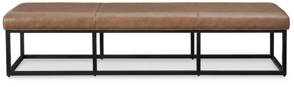 Joston - Accent Bench - Caramel