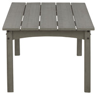 Visola - Rectangular Cocktail Table - Gray