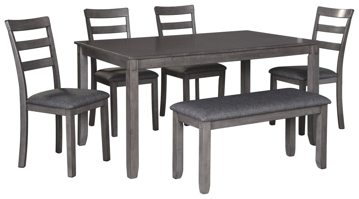 Bridson - RECT DRM Table Set (Set of 6) - Gray