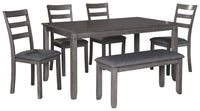 Bridson - RECT DRM Table Set (Set of 6) - Gray