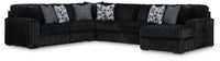Midnight-Madness - 6 Piece Sectional