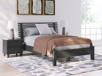 Danziar - Slat Panel Bed With Low Footboard