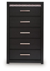 Brizmore - Five Drawer Chest - Black