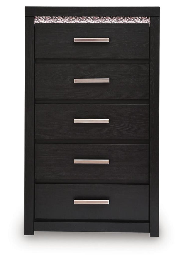 Brizmore - Five Drawer Chest - Black