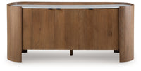 Fitzroy - Accent Cabinet - Brown / White