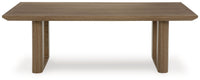 Serene Bay - Rectangular Cocktail Table - Dark Brown