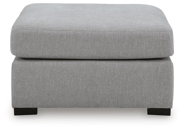Lakepoint - Oversized Accent Ottoman - Nickel