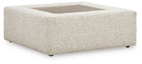 Ashbourne Estate - Oversized Accent Ottoman - Snowstone
