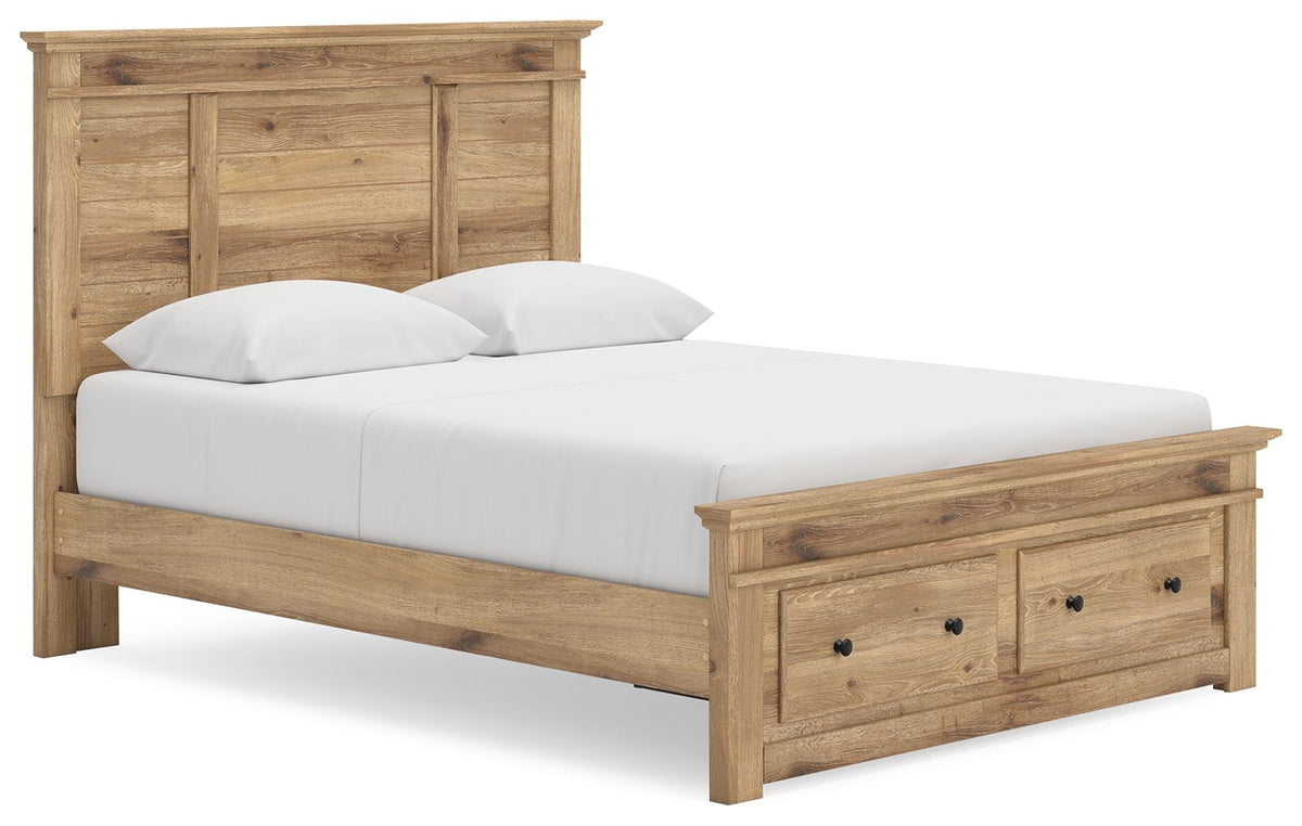 Makidern - Panel Storage Bed