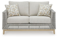 Seton Creek - Loveseat With Cushion - Gray