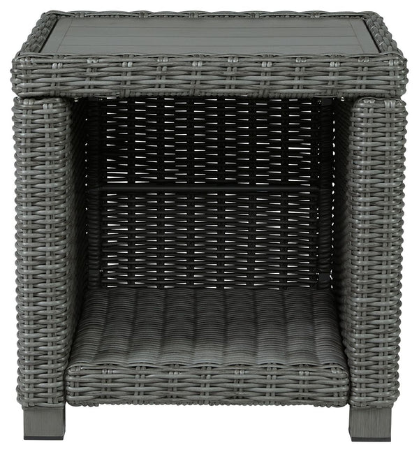 Elite Park - Square End Table - Gray