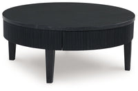 Marstream - Round Cocktail Table - Black