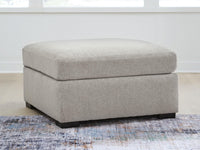 ModMax Luxe - Oversized Accent Ottoman - Flint