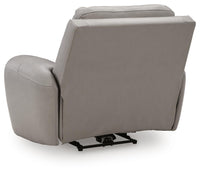 Real Moments - Power Recliner With Audio Seating - Ash