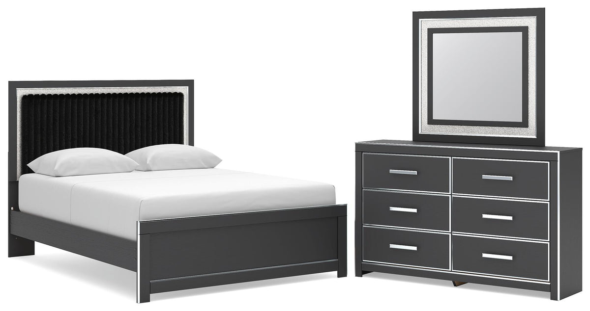 Zuraleus - Upholstered Panel Platform Bedroom Set - Schleider Furniture & Mattress Company 