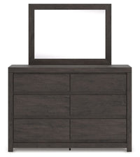 Fraluna - Dresser And Mirror - Charcoal