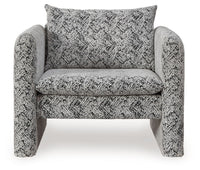 Kenbell - Accent Chair - Black / White