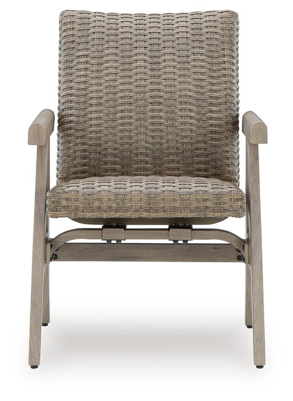 Cliff Trails - Rocking Arm Chair (Set of 2) - Beige