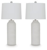 Vauville - Poly Table Lamp (Set of 2) - White