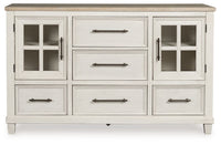 Shaybrock - Dresser - Antique White / Brown