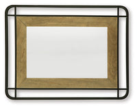 Beelman - Accent Mirror - Black / Brown