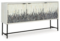 Freyton - Accent Cabinet - White / Gray