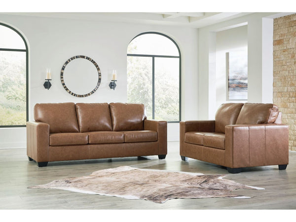 Bolsena Loveseat -  Caramel 5560335 - Schleider Furniture & Mattress Company 