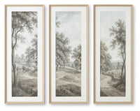 Dixonburg - Wall Art Set (Set of 3) - Taupe / Gray