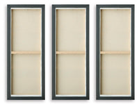 Larrondale - Wall Art Set (Set of 3) - Black / Gray / Brown