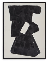 Garviery - Wall Art - Black / Cream