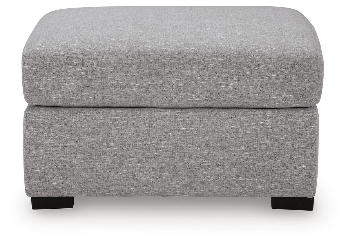 UrbanCrest - Oversized Accent Ottoman - Pewter