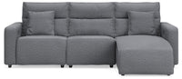 Modmax II - Reclining Sectional - Salt And Pepper