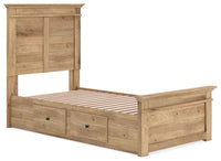 Makidern - Panel Storage Bed
