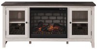 Dorrinson - TV Stand With Fireplace Insert