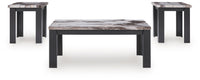 Jazmore - Occasional Table Set (Set of 3) - Dark Brown