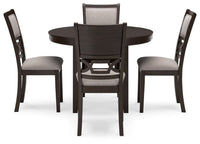 Langwest - Dining Room Table Set (Set of 5) - Brown