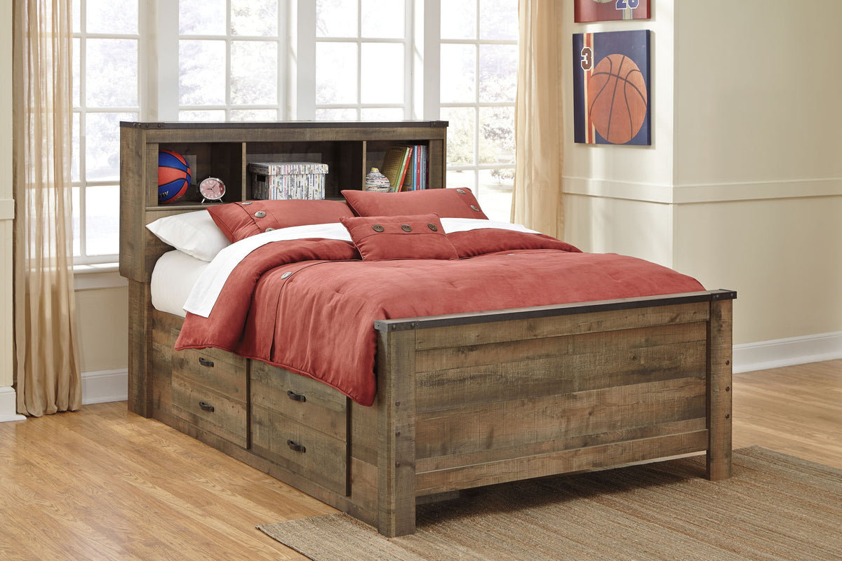 Trinell - Bookcase Bed With Storage