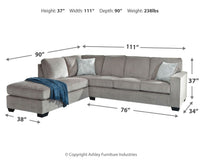 Altari - Sectional With Chaise