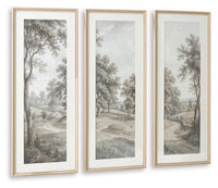 Dixonburg - Wall Art Set (Set of 3) - Taupe / Gray