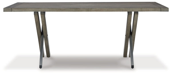 Krystanza - Rectangular Dining Room Table - Weathered Gray