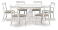 Greddinton - Round Dining Table Set