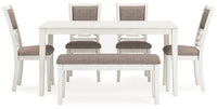 Erinberg - Dining Room Table Set (Set of 6) - Antique White