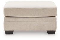 Mandi Point - Oversized Accent Ottoman - Marble