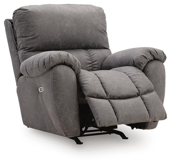 Bakerstein - Power Rocker Recliner With Adjustable Headrest - Galaxy
