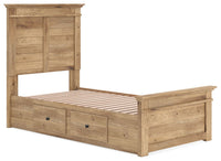 Makidern - Panel Storage Bed